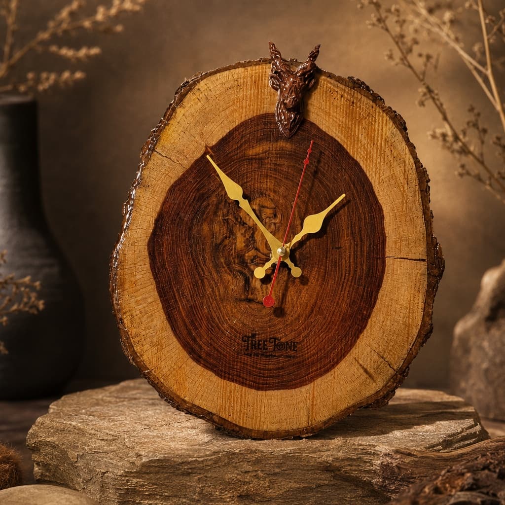 TreeTone Neem Heritage Clock